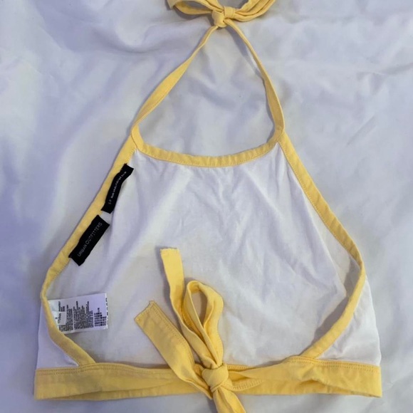 Yellow Urban Outfitters Halter Top - Picture 2 of 2